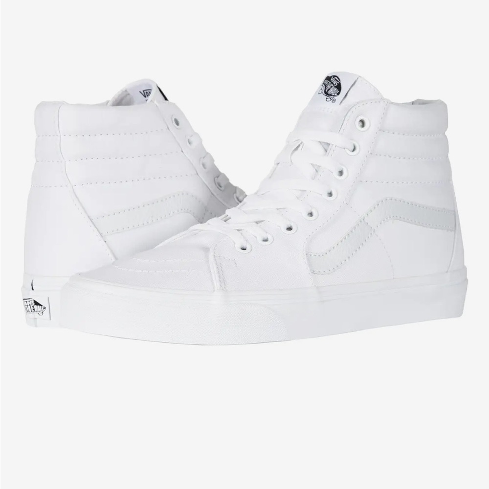 White high top vans